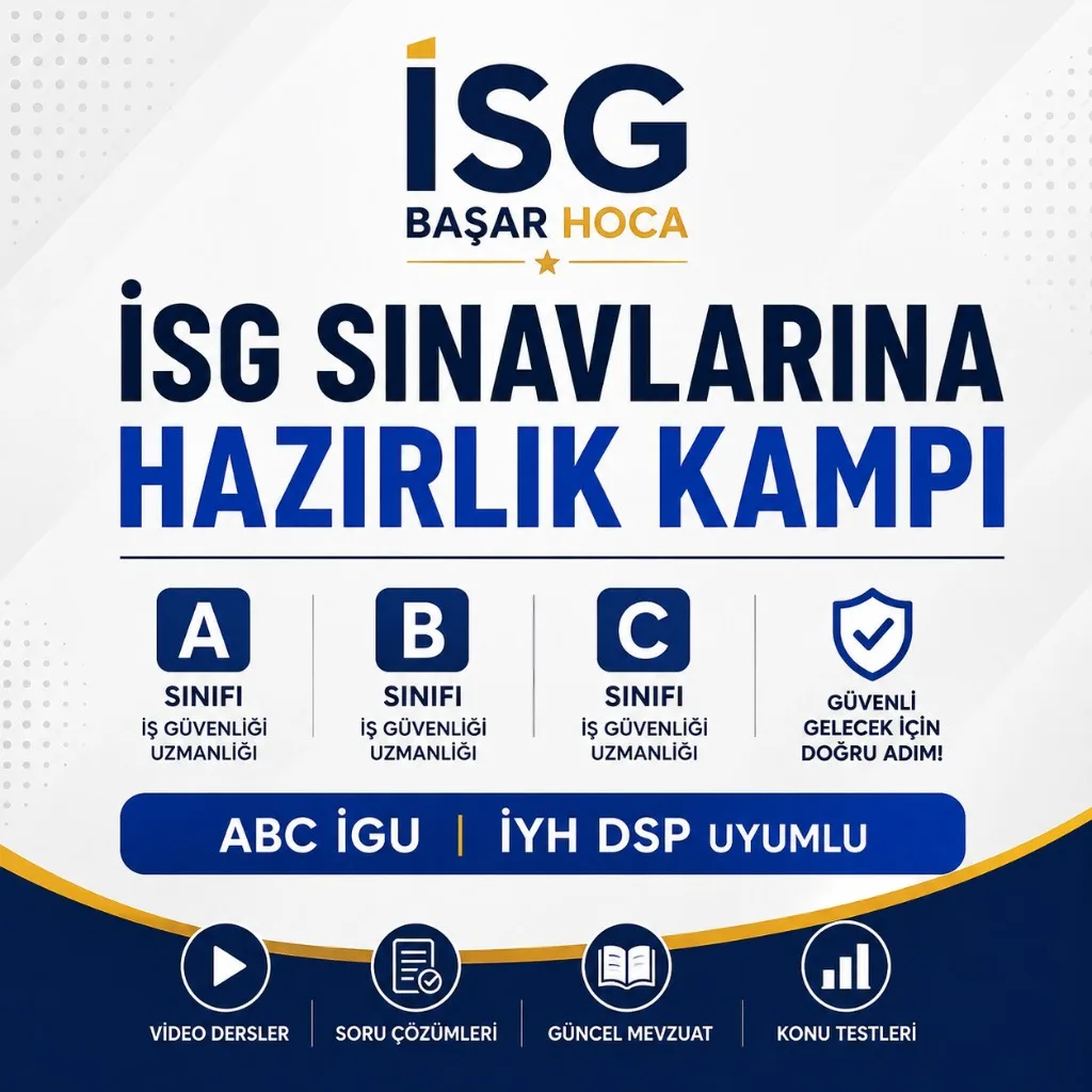 İSG Sınavlarına Hazırlık Kampı 2026 Aralık